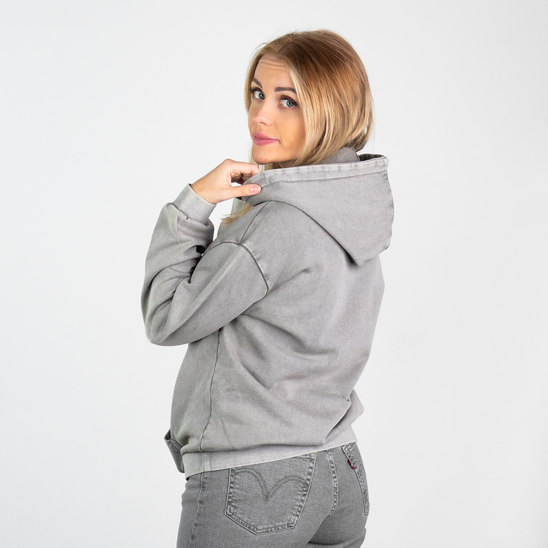 Bluza z kapturem Vintage basic od Zodiacan, streetwear z motywem zodiaku