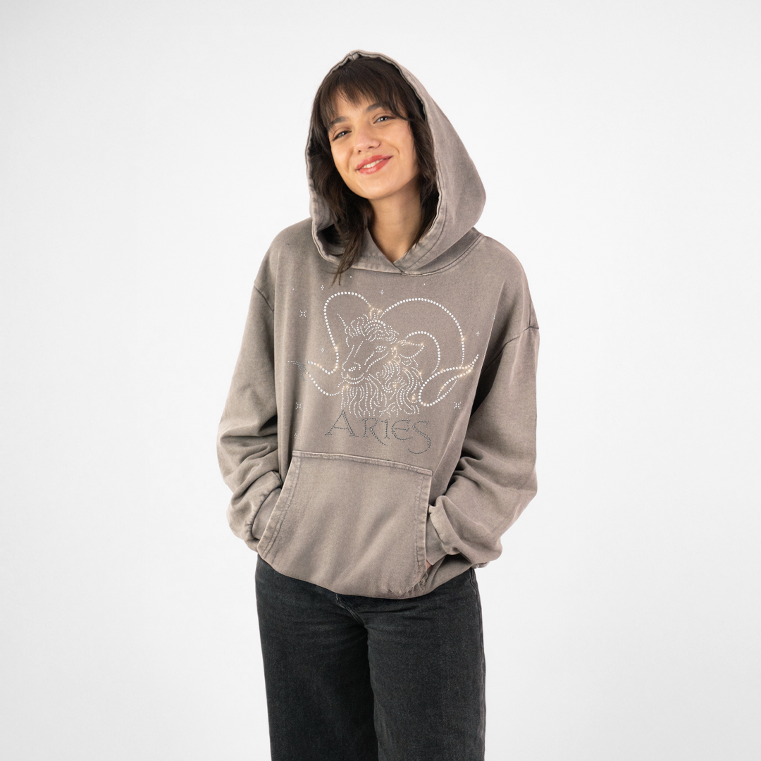 Bluza Vintage ARIES Baran (Szara)