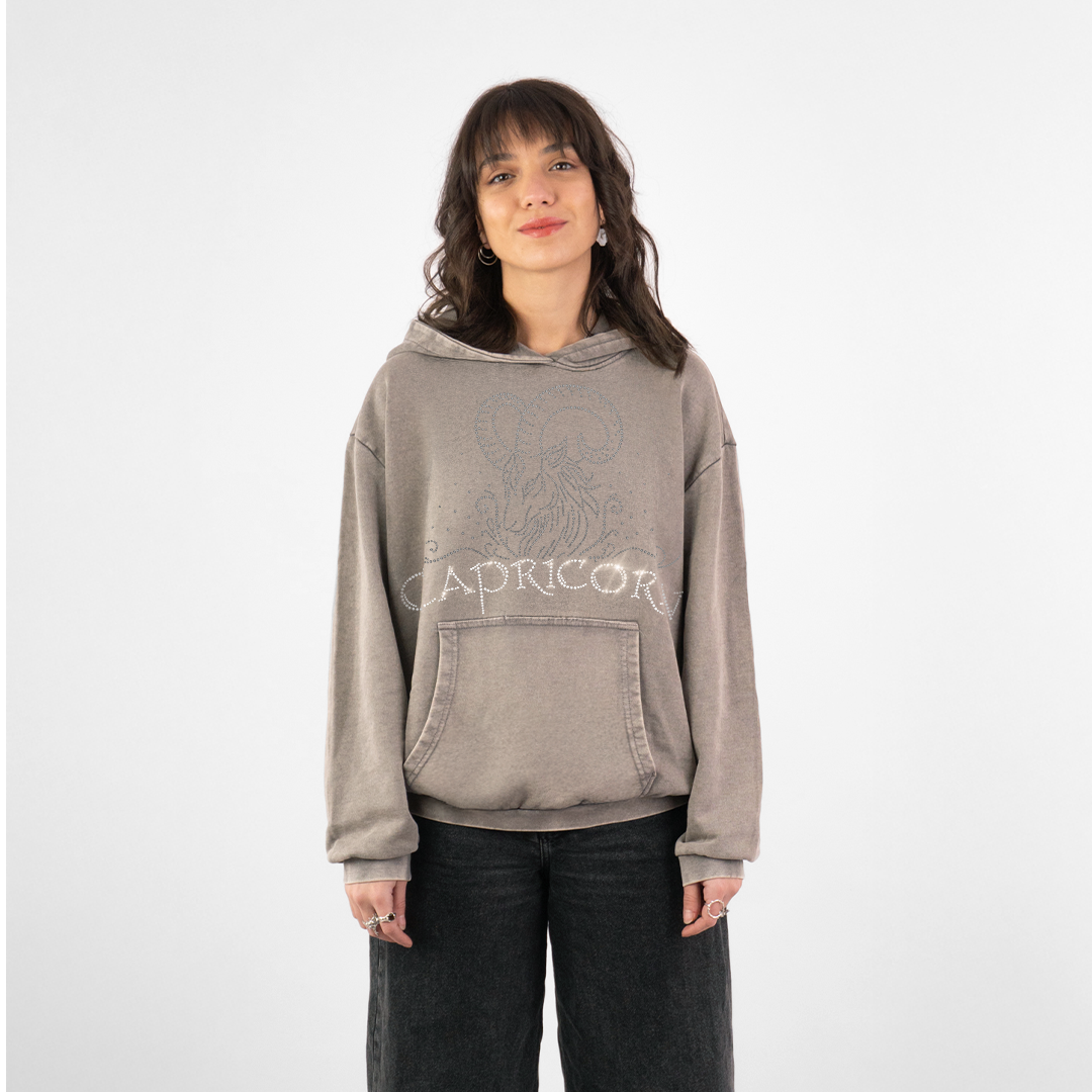 Bluza Vintage CAPRICORN Koziorożec (Szara)