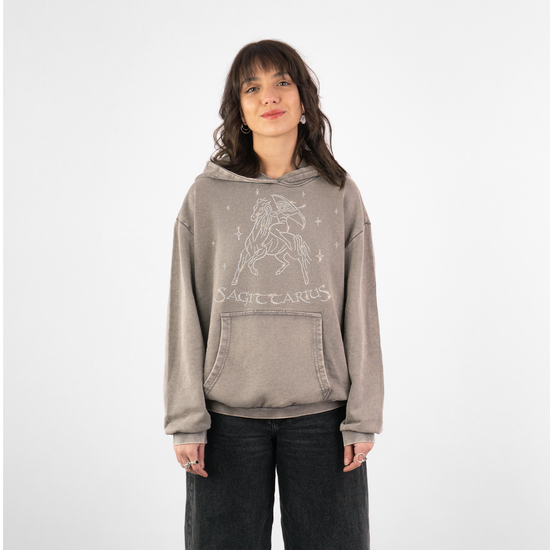 Bluza Vintage SAGITTARIUS Strzelec (Szara)