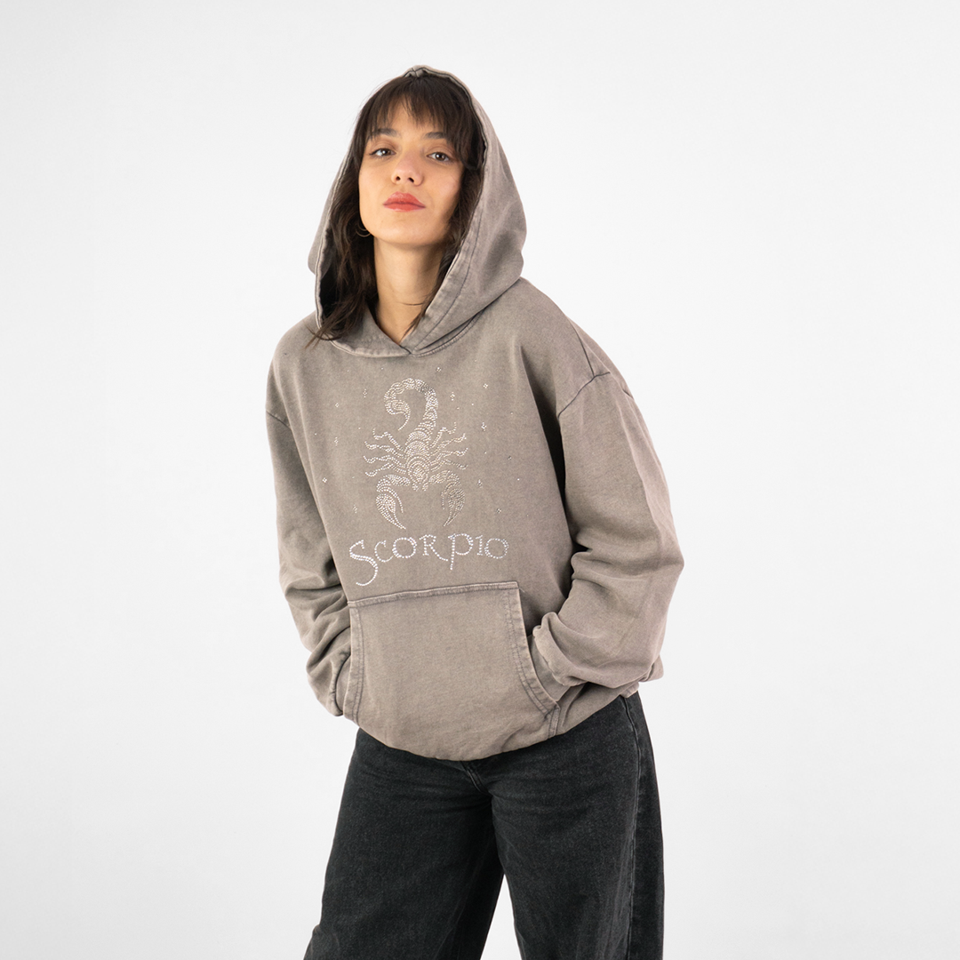 Bluza Vintage GEMINI Bliźnięta (Szara)