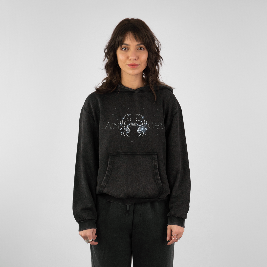 Bluza Vintage CANCER Rak (Czarna)