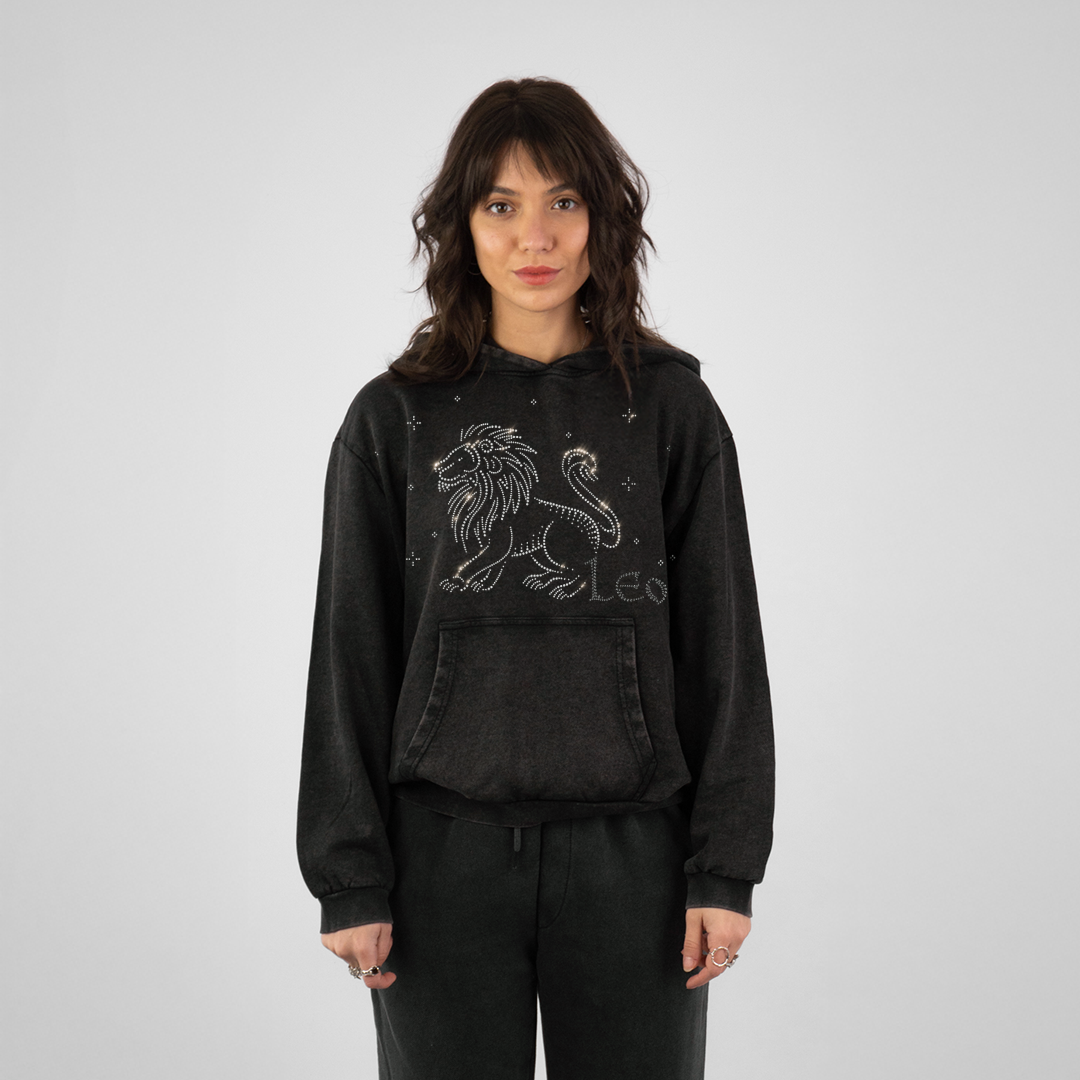 Bluza Vintage LEO Lew (Czarna)