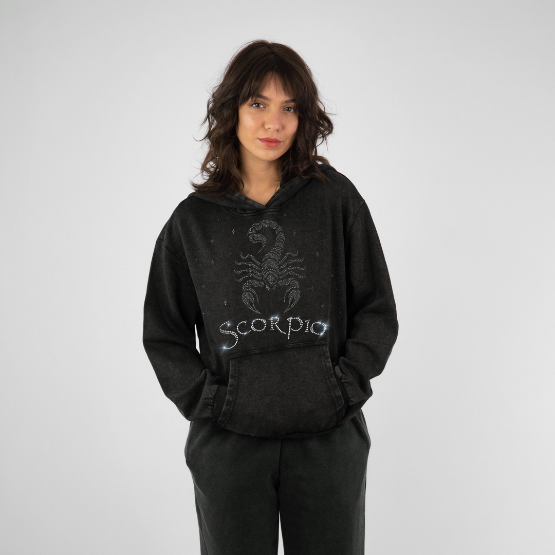Bluza Vintage SCORPIO Skorpion (Czarna)