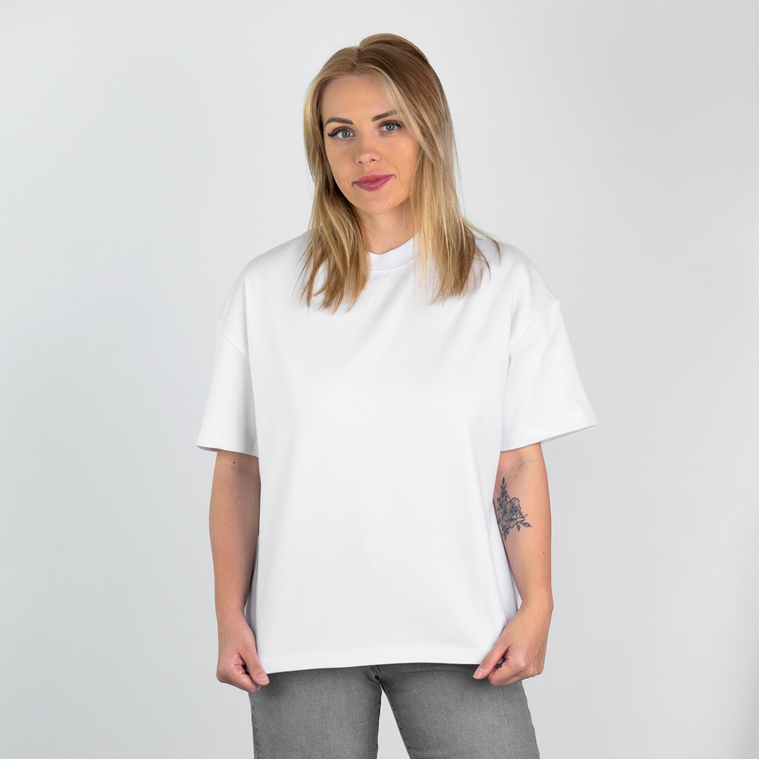 Koszulka Oversize Basic (Biała)