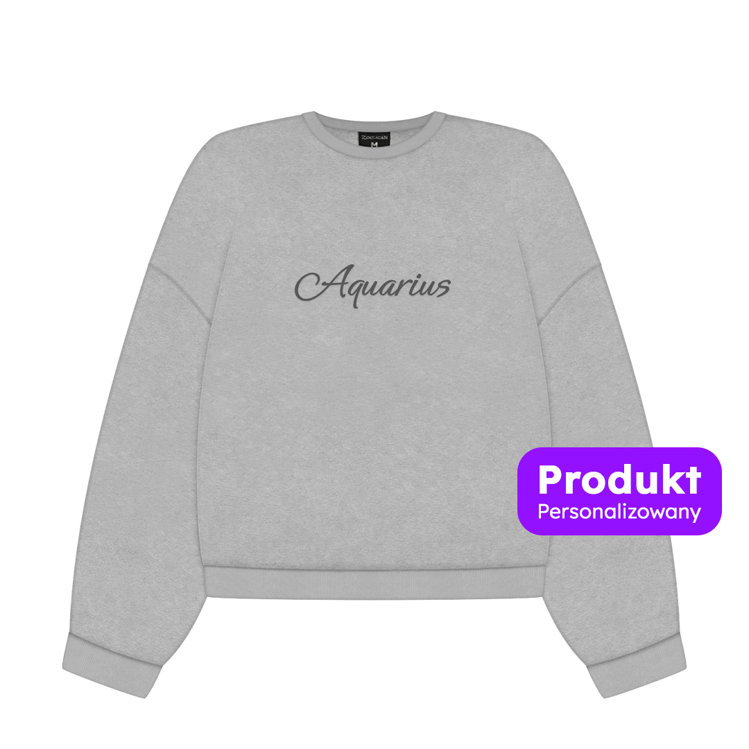 Bluza bez kaptura – ZODIAK [Szara]