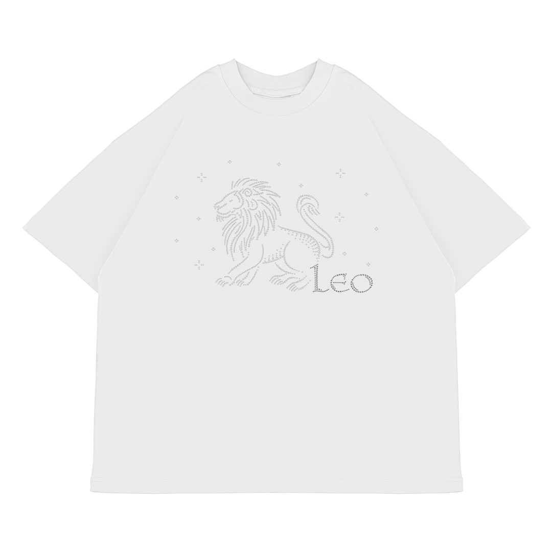 Koszulka Oversize LEO Lew [Biała]