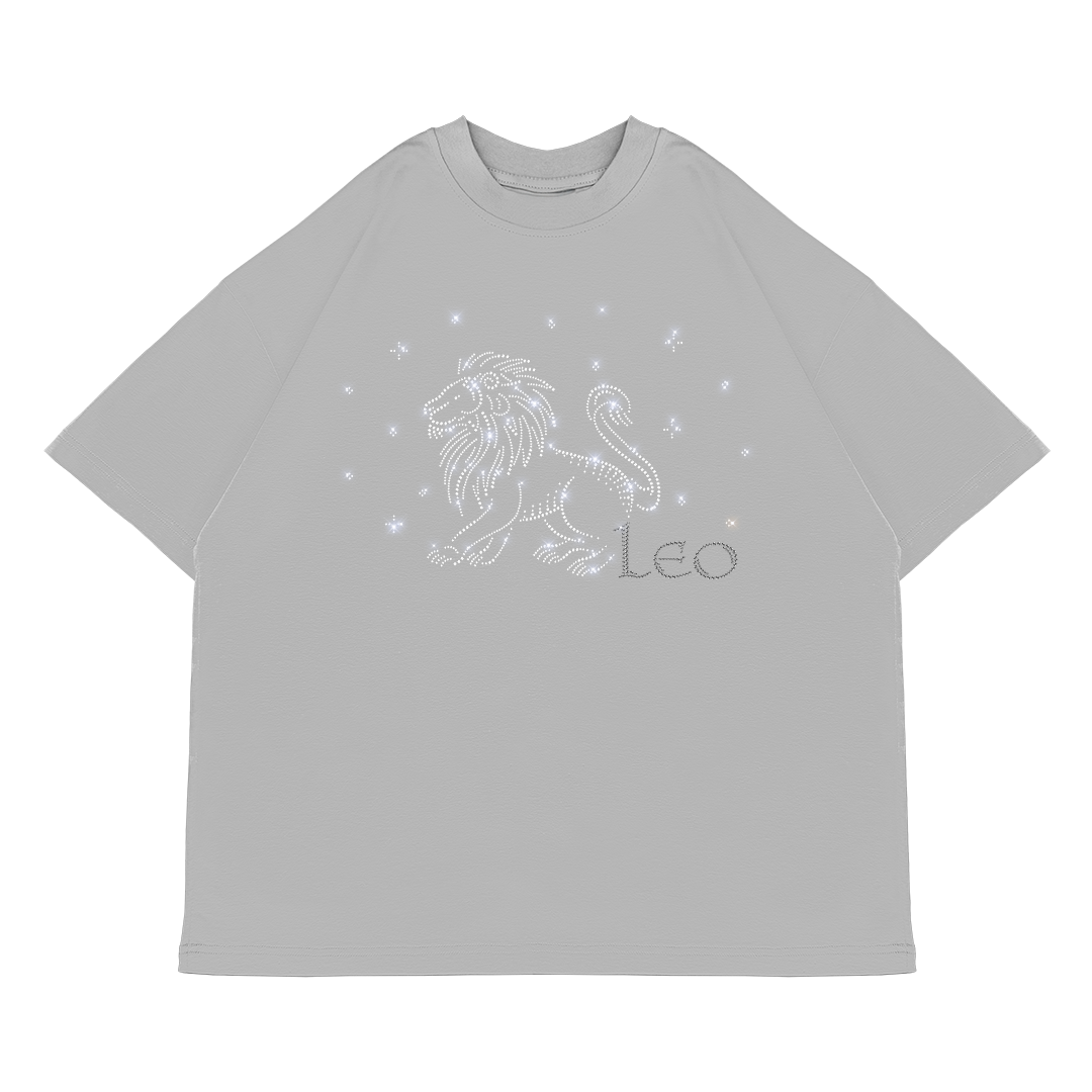 Koszulka Oversize LEO Lew [Szara]