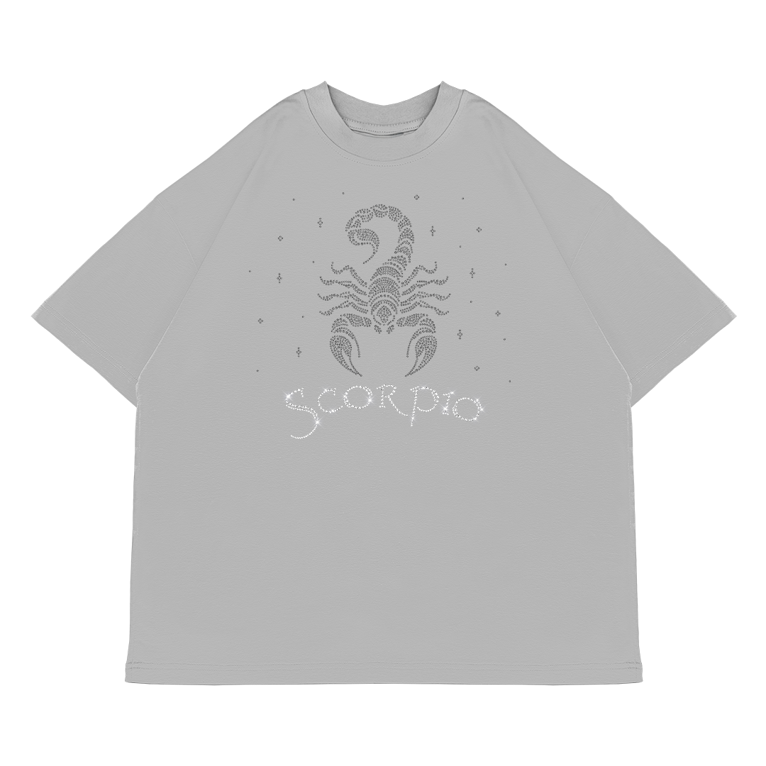 Koszulka Oversize SCORPIO Skorpion [Szara]