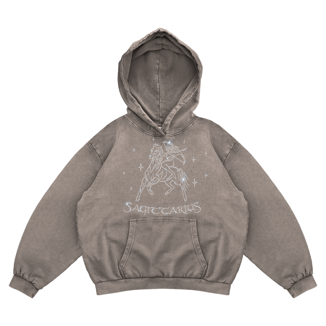 Bluza Vintage SAGITTARIUS Strzelec (Szara)