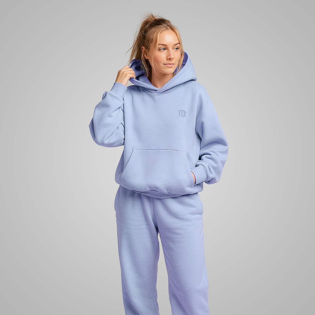 Bluza Puffy z Twoim Zodiakiem [BABY BLUE]